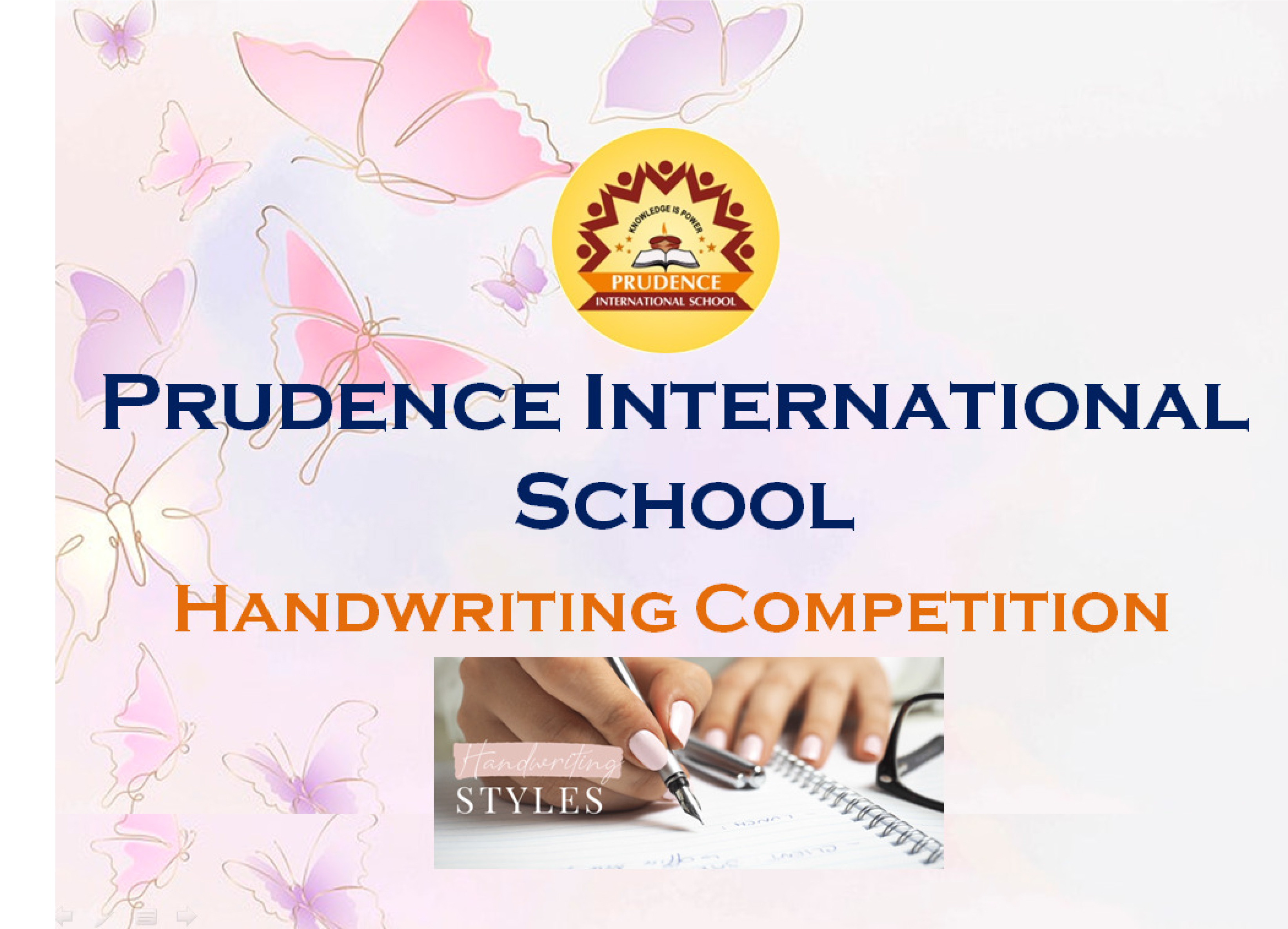 Prudence Hand Writing
