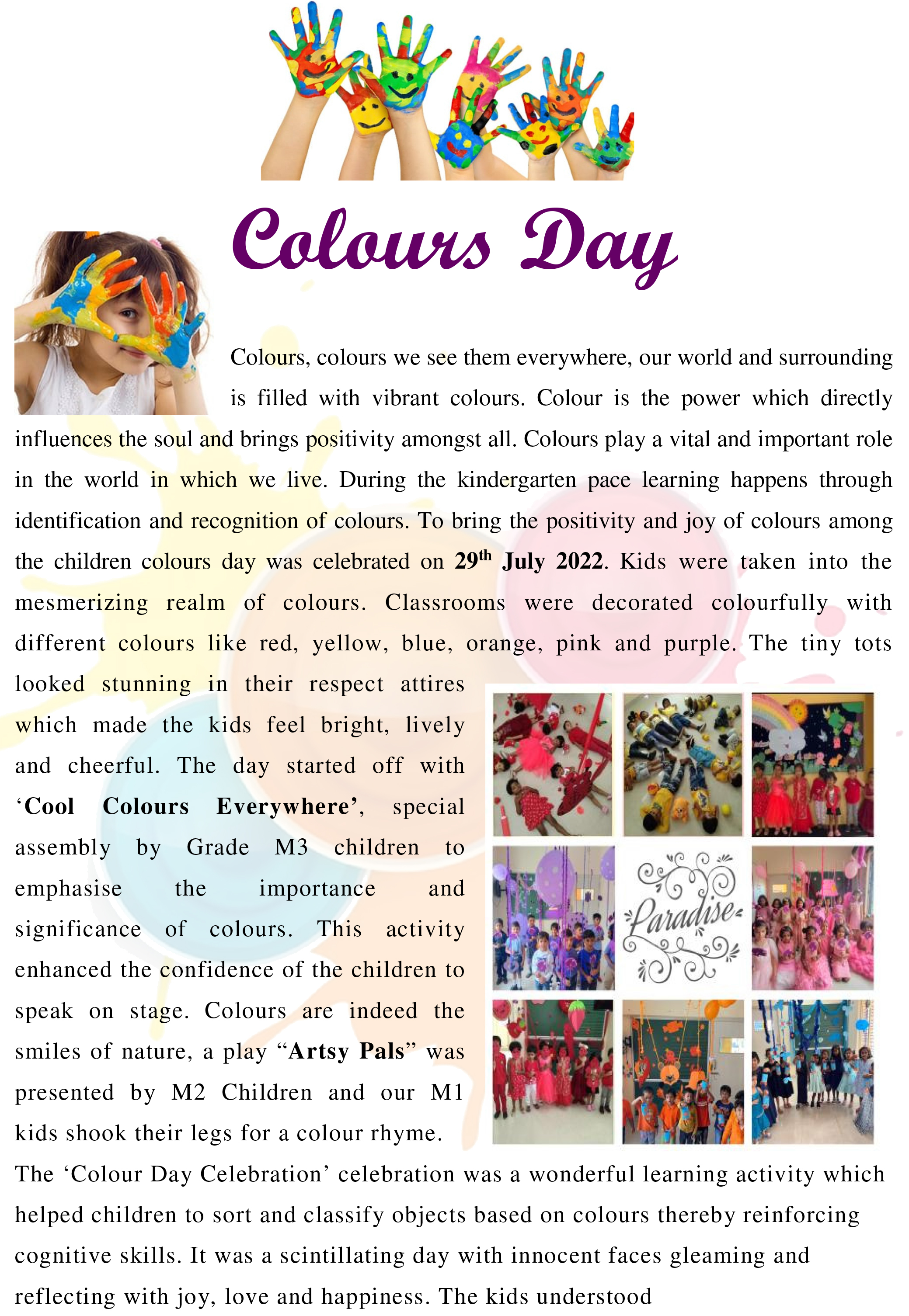 Prudence Colors Day