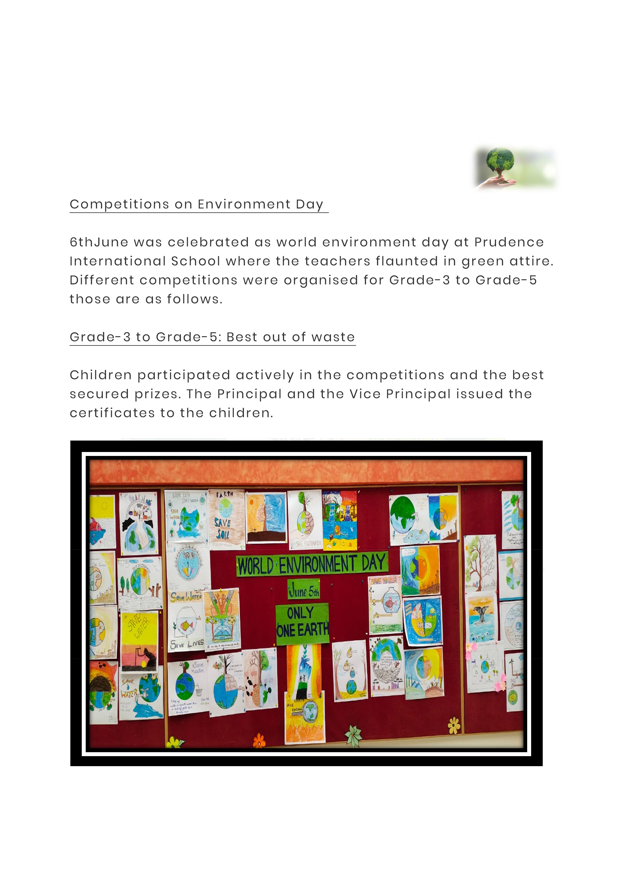 Prudence Environment Day